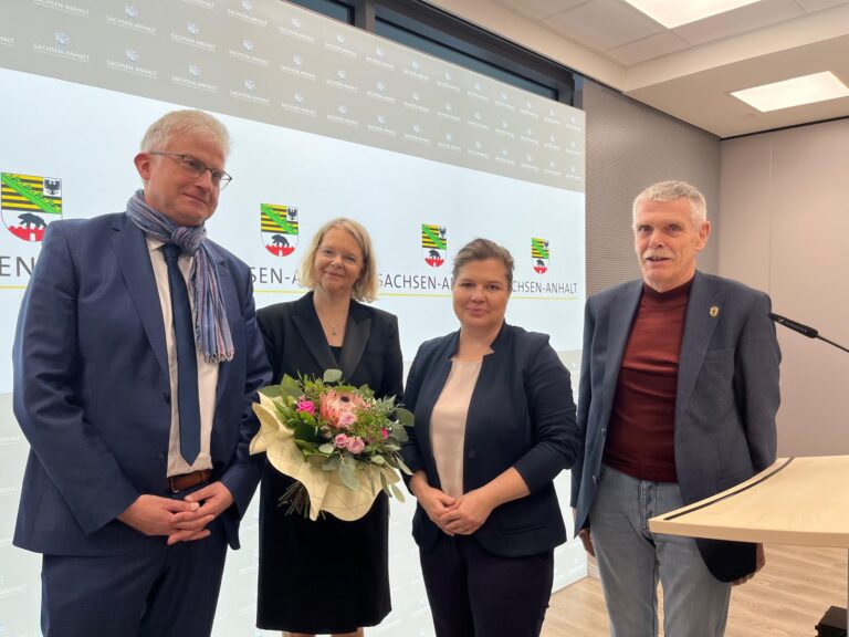 v.l.n.r.: Dr. Winfried Holthaus, Helen Engelhard, Franziska Weidinger, Thomas Koßwig